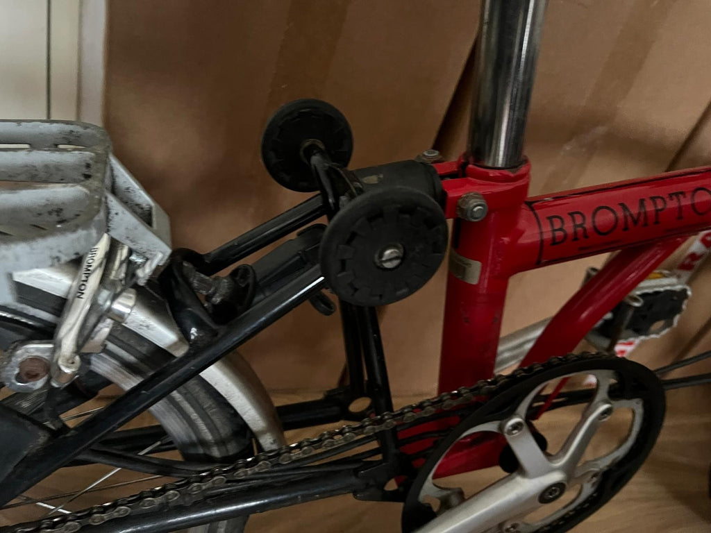 Brompton C Line M6R (6 Speed)  folding bicycle - Red