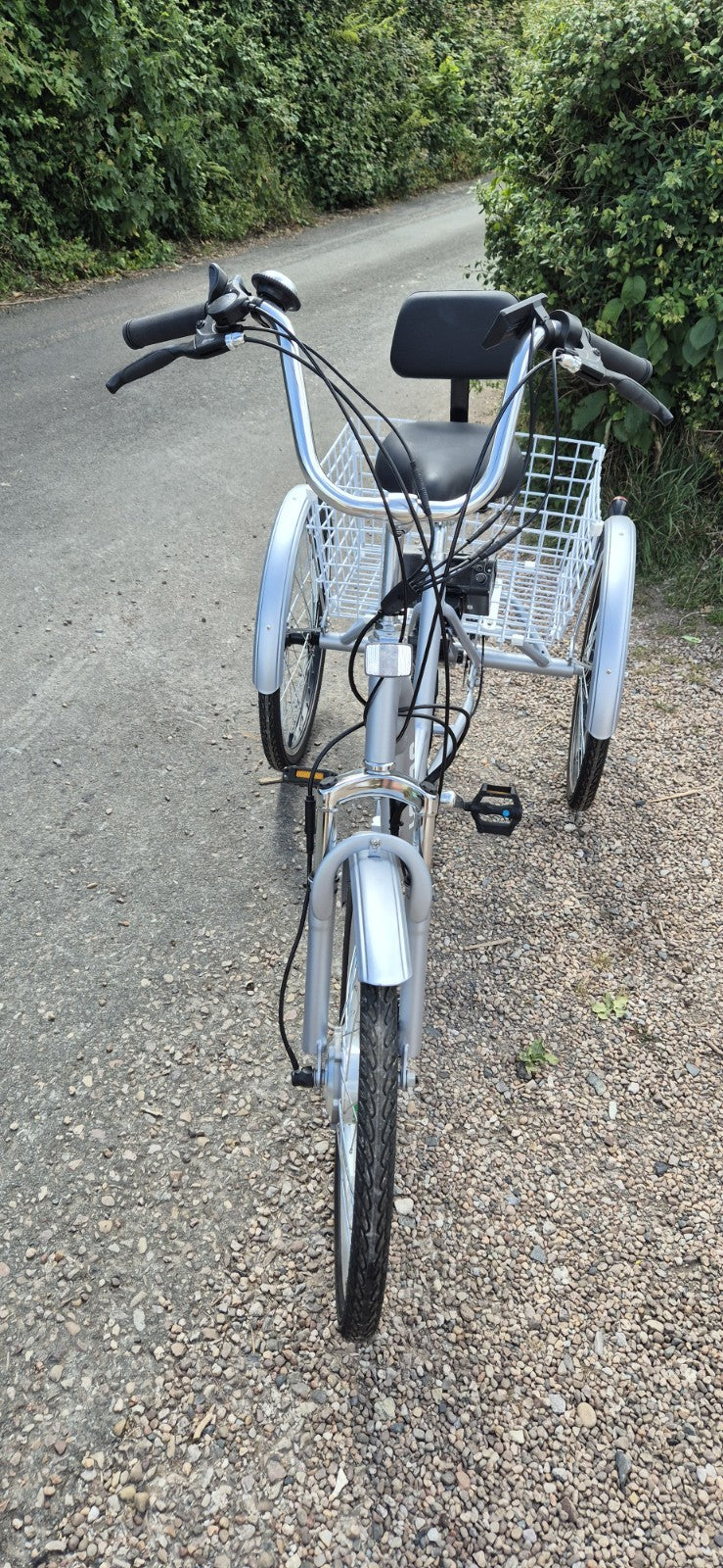 Scout Electric Folding Tricycle in Silver