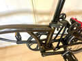 Brompton C Line Explore 6 Speed Folding Bike Low Handlebar Black/Golden Lacquer