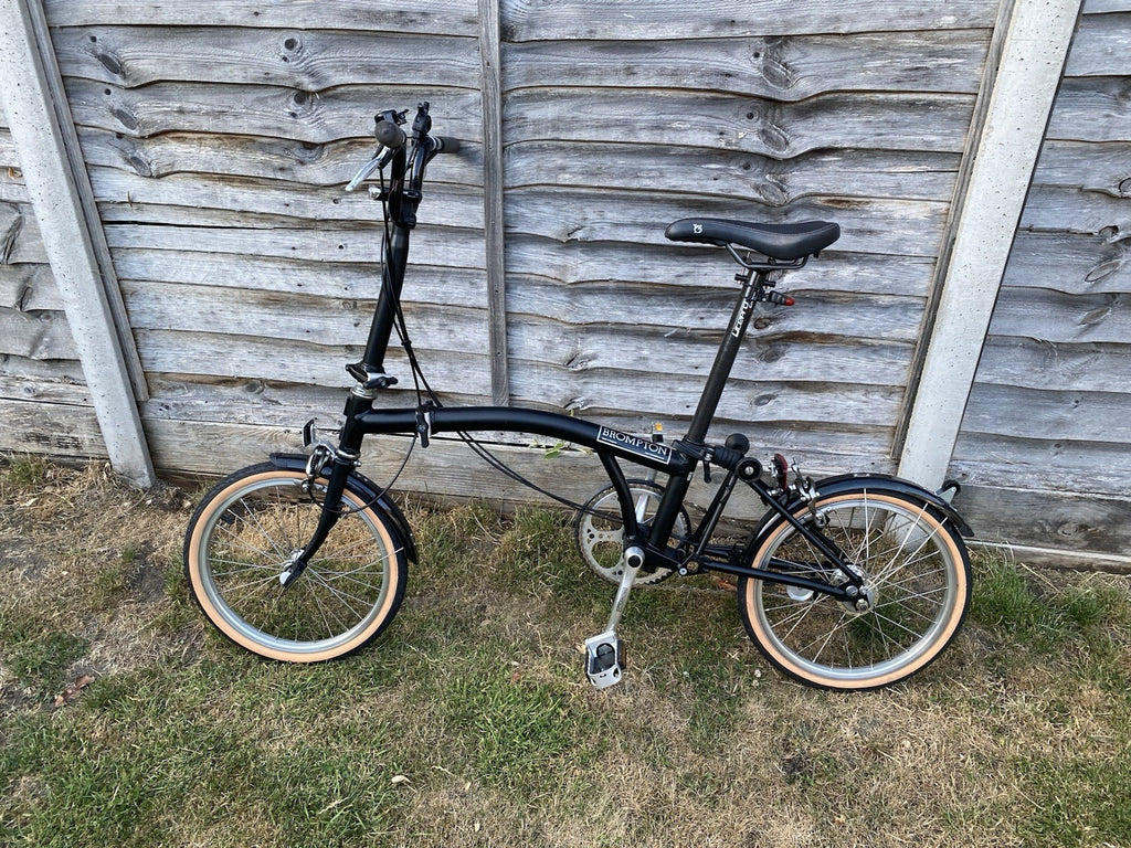 Brompton 3-Speed Black Foldable Bicycle