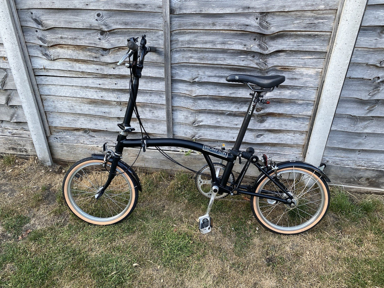 Brompton 3-Speed Black Foldable Bicycle