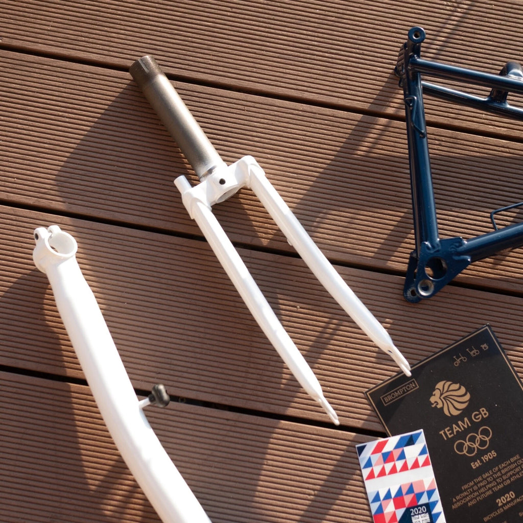 Brompton Folding Bike 2021 Team GB Extremities Stem Cert Fork Rear Triangle
