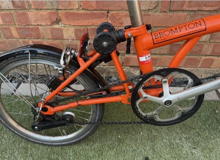 Brompton 3 gears Orange. Hard to find⁸ Colour !