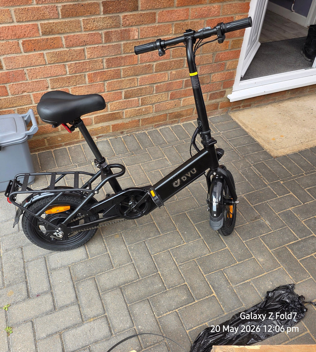 DYU C3-14MINI 14"Folding E-Bike, Lightweight & Compact,Ideal for Urban Commuters