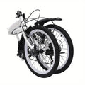 20" Folding Bike Adults Bicycle Lightweight Alloy Bicycle Folding City Bike UK