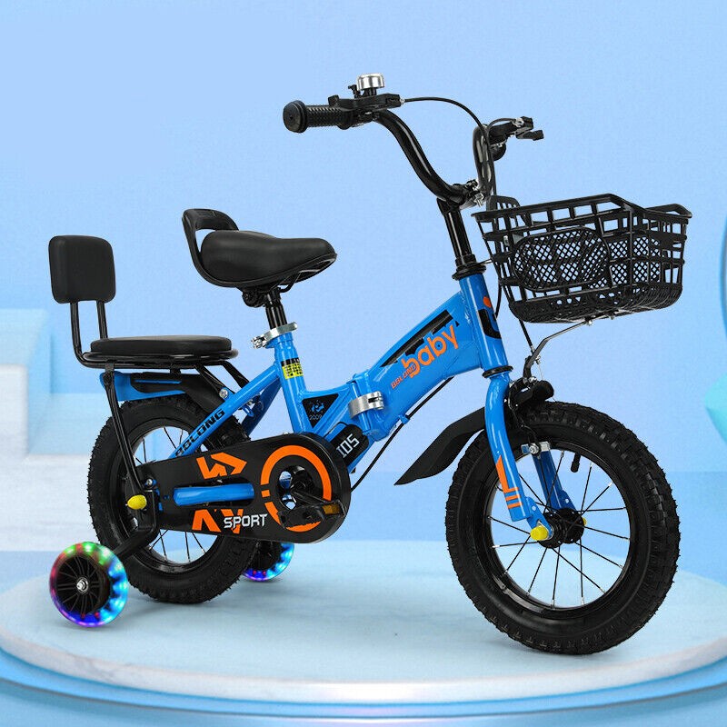 12/14/16inch Kids Bike Bicycle Children Boys Foldable Cycle Removable Stabiliser