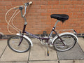 Universal Stowaway 3 20in Folding Bike Purple/White 3 Speed Hub Gears Rack