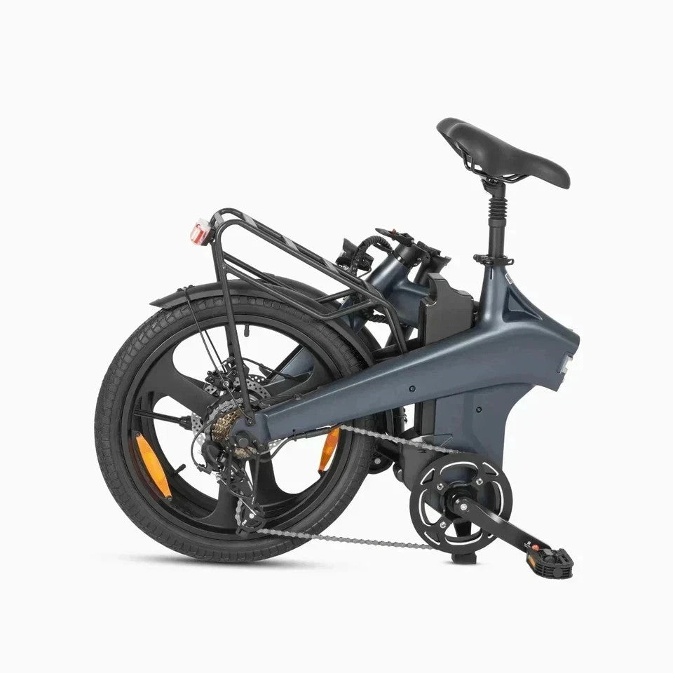 DYU T1 20" Folding E - Bike 250-W 36-V 10/Ah Battery 60KM Range City E- Bike