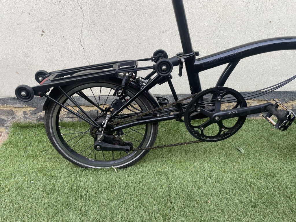 Brompton C Line M6L Black Edition Roller Rack 6‑Speed
