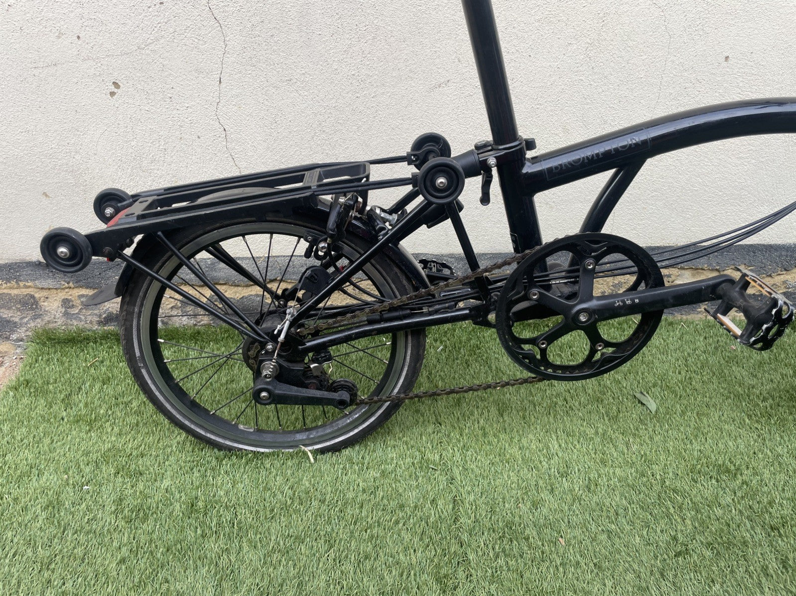 Brompton C Line M6L Black Edition Roller Rack 6‑Speed