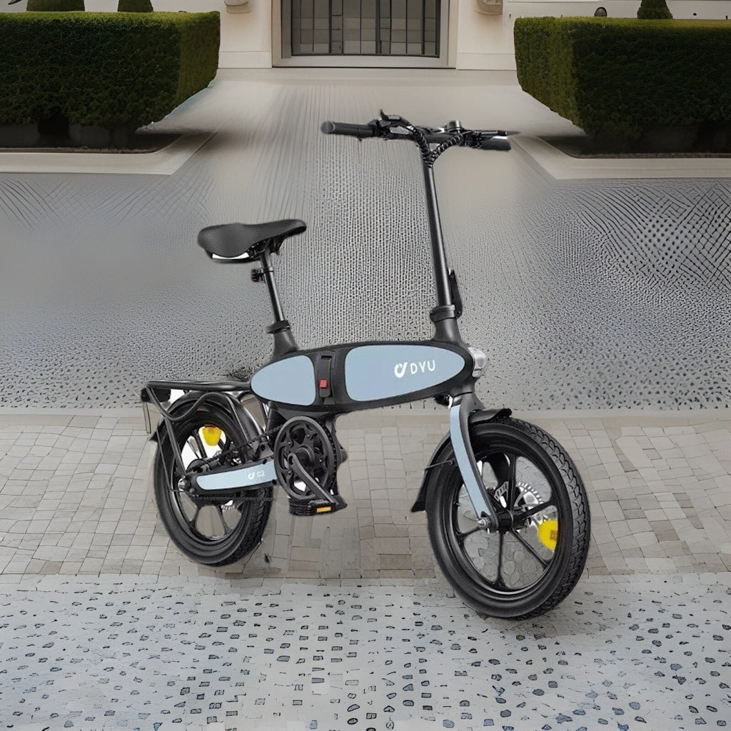 DYU C2 16" Folding Electric Bike – Compact Stylish & Comfortable Urban Ride