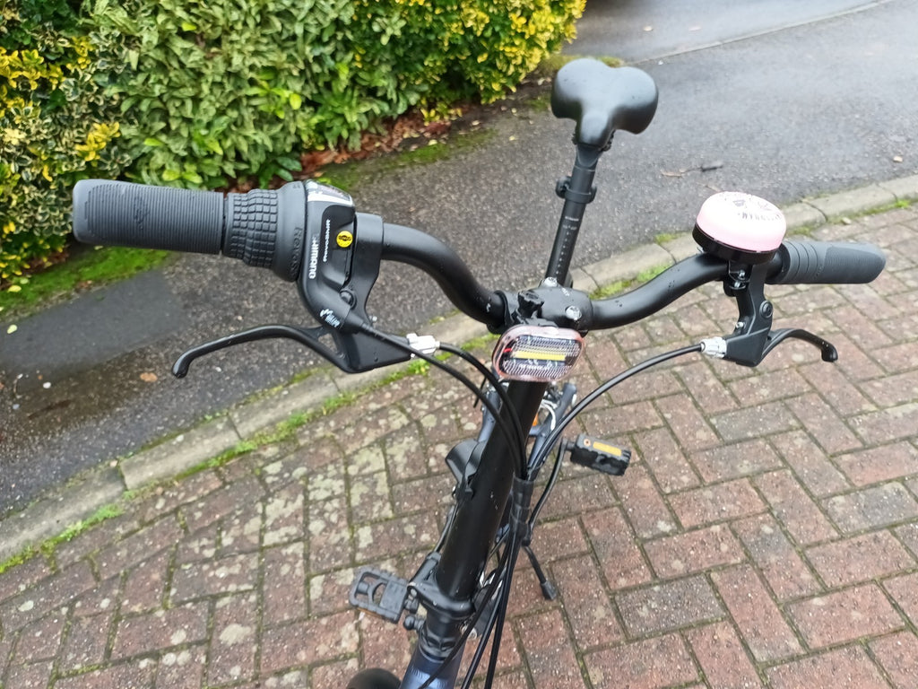 BTWIN Tilt 500 Folding Bike Dark Blue Aluminium