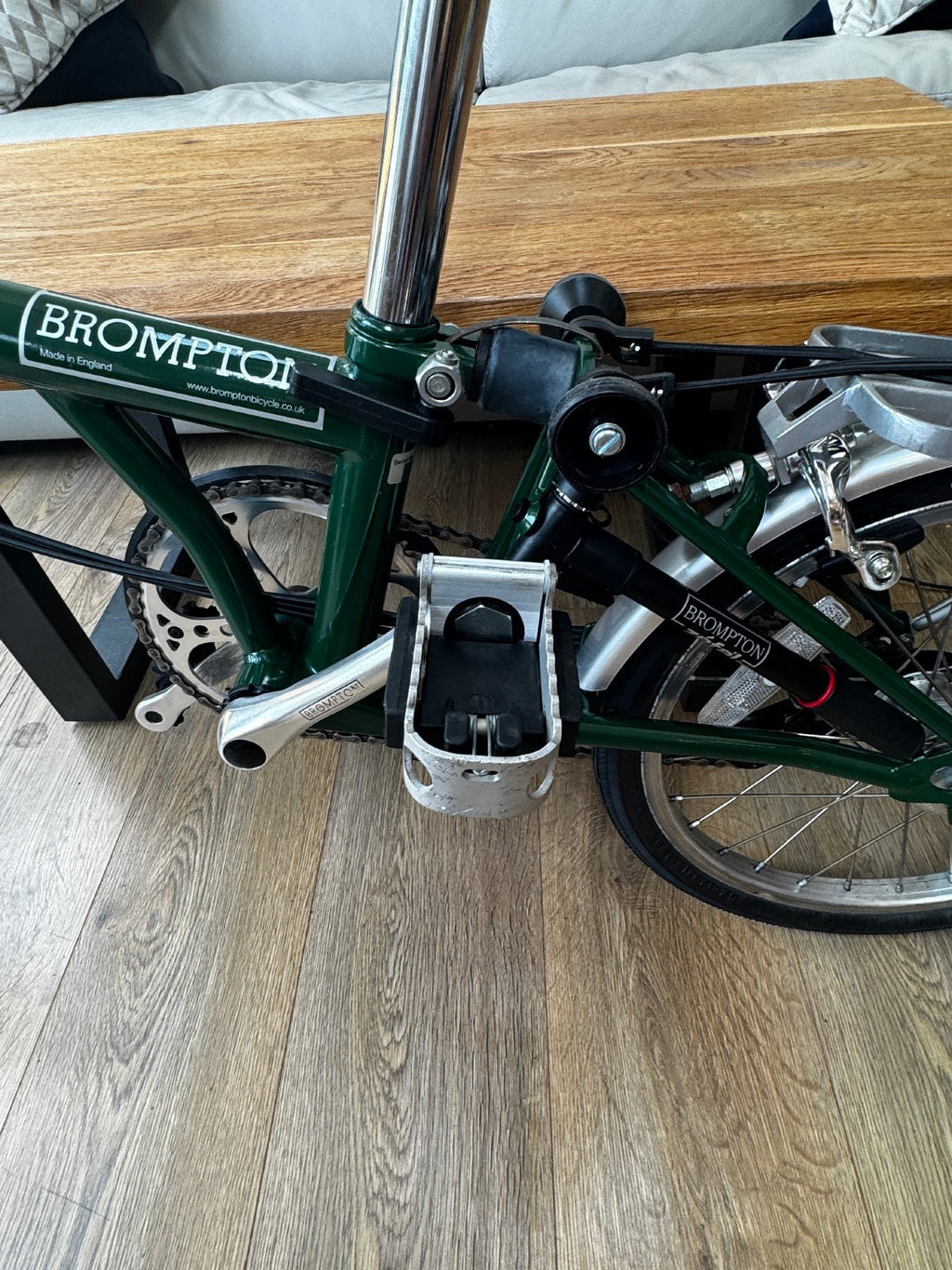 Classic 6-Speed Brompton Folding Bicycle B - Racing Green - MINT