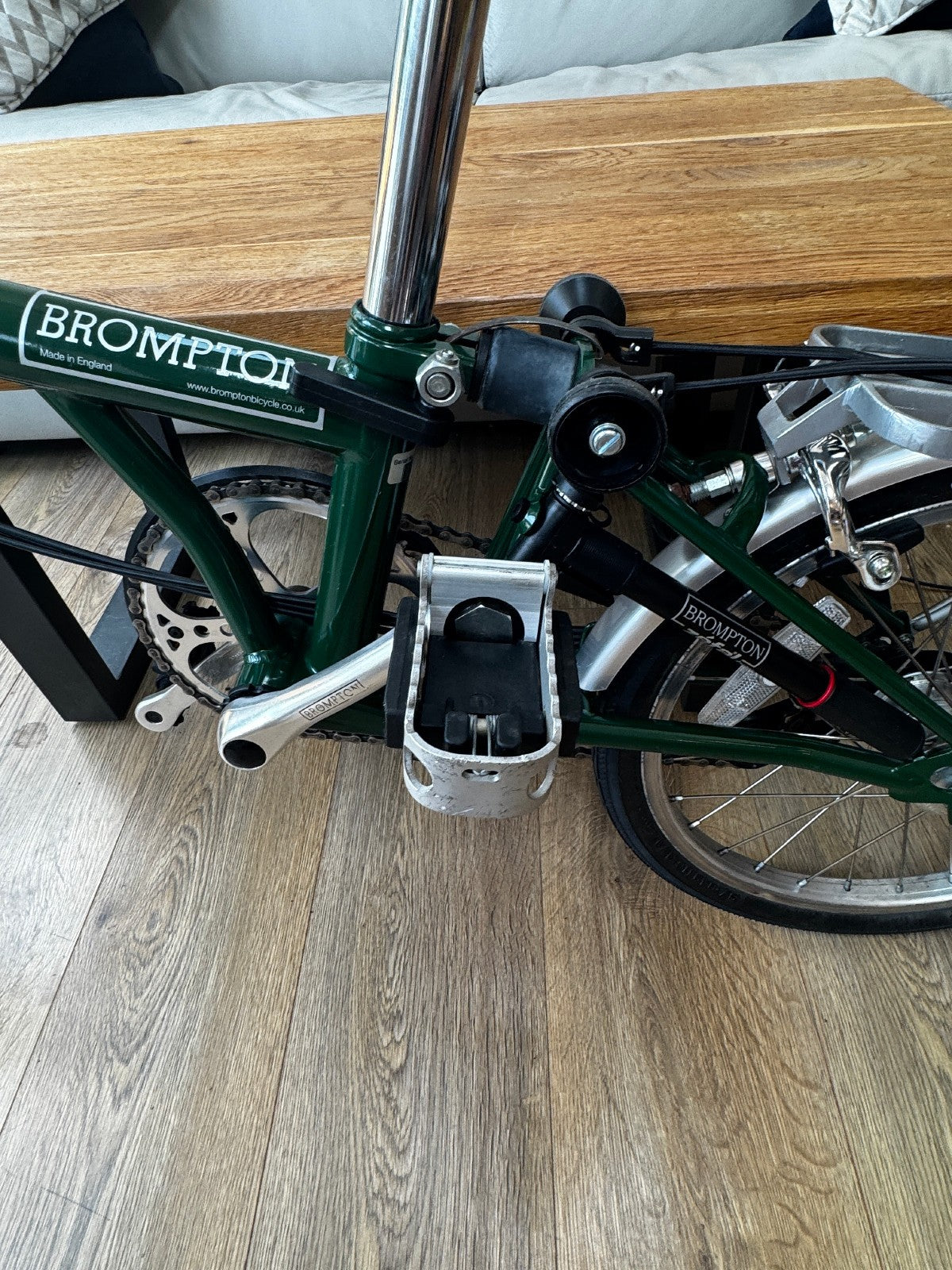 Classic 6-Speed Brompton Folding Bicycle B - Racing Green - MINT