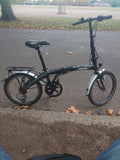 foldable black bike bicycle adult 'Carrera' USED