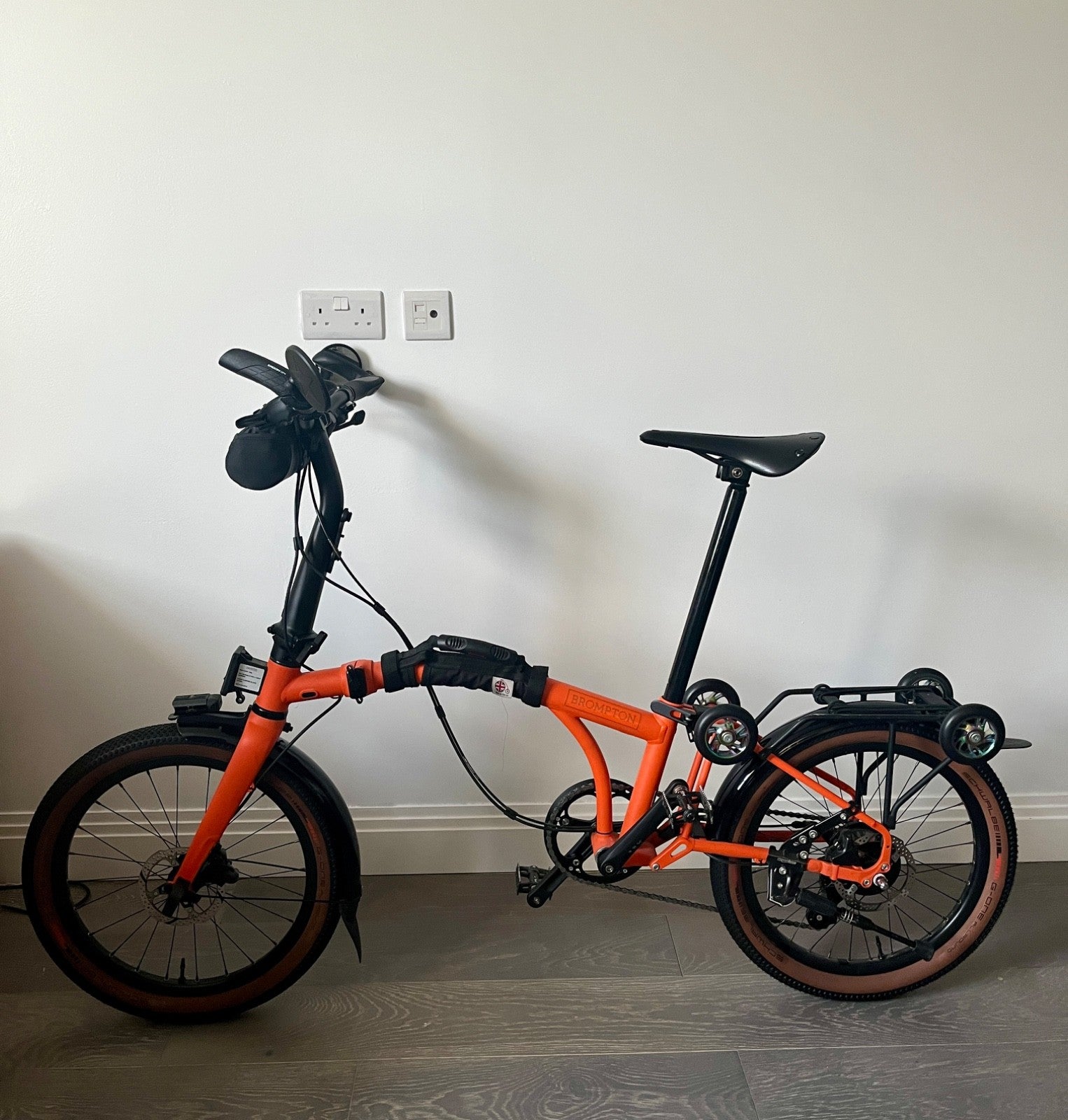 Brompton G Line with Roller Frame Adventure Medium Orange 2025  + £1000 upgrades