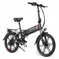 20" Portable Commuter Bike 60Nm 48V 10.4A  Folding City Bike 7 Speed -XD30BL new