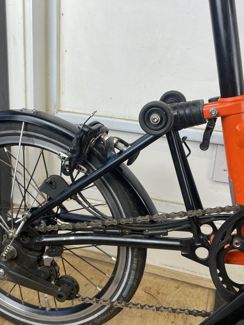 Brompton M6L Folding Bike - Orange