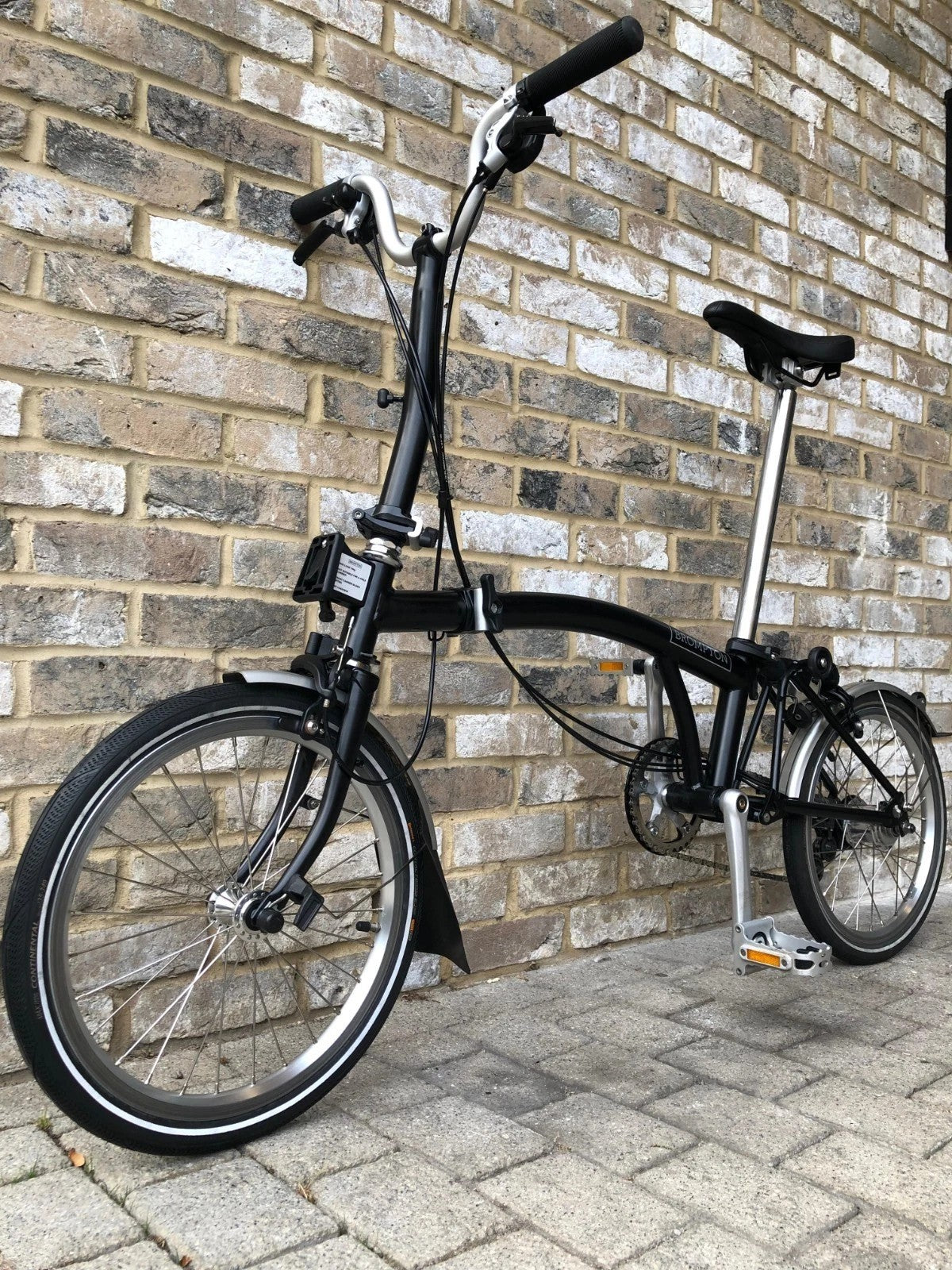 Brompton Bike Black M6L (C Line Explore 6 Speed)