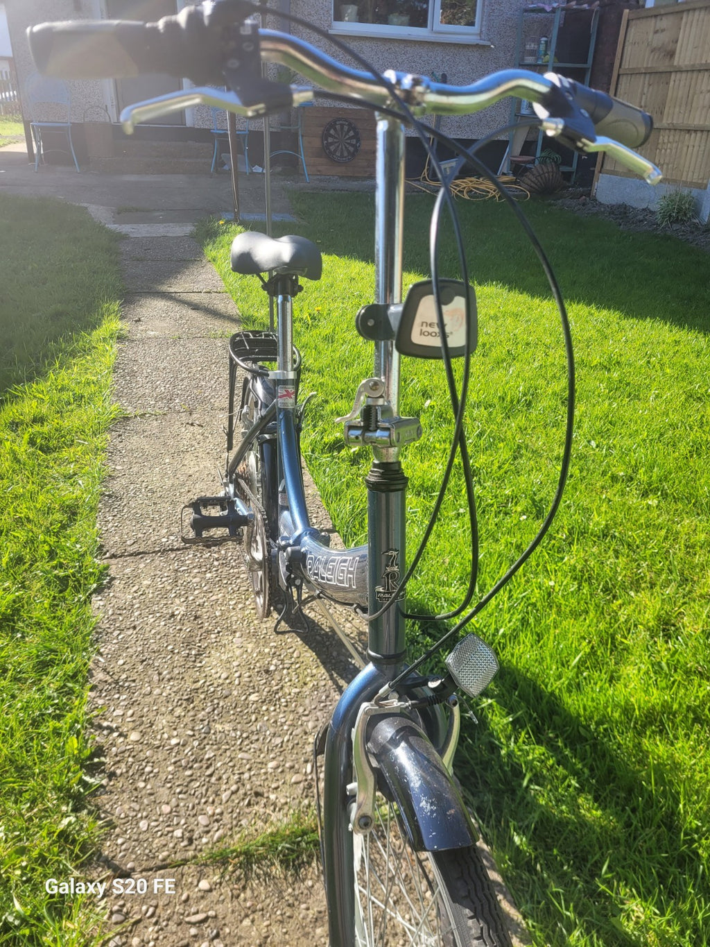 Fold Up Bicycle Raleigh Foldaway Bike. Recycling project, needs service