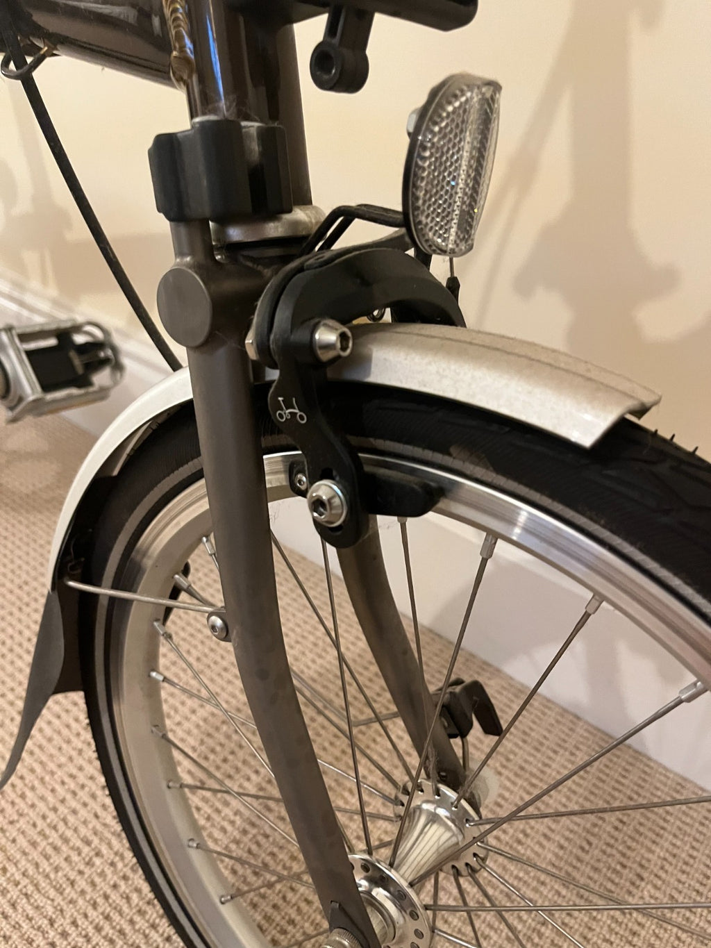Brompton M6L Superlight Black Lacquer Titanium 2021 – MINT UNUSED – Rare Spec