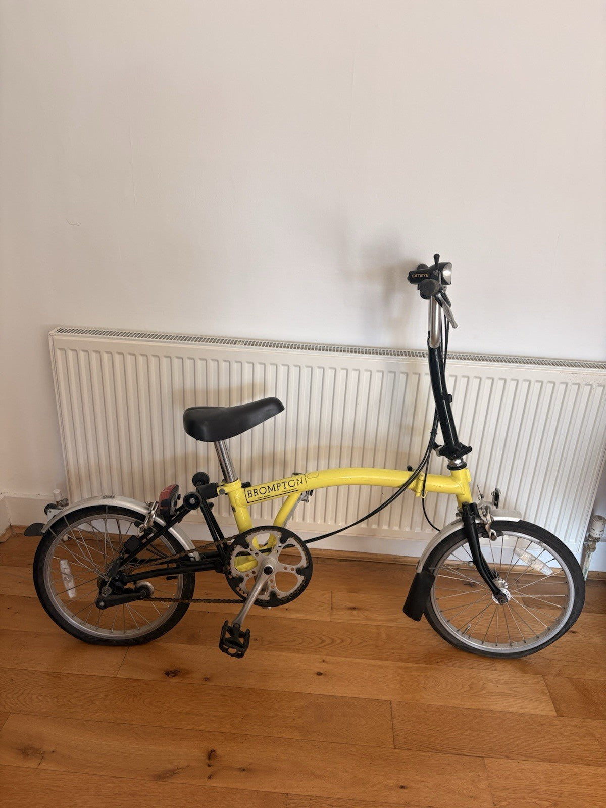 Brompton M3L Folding Bike 2002 Yellow
