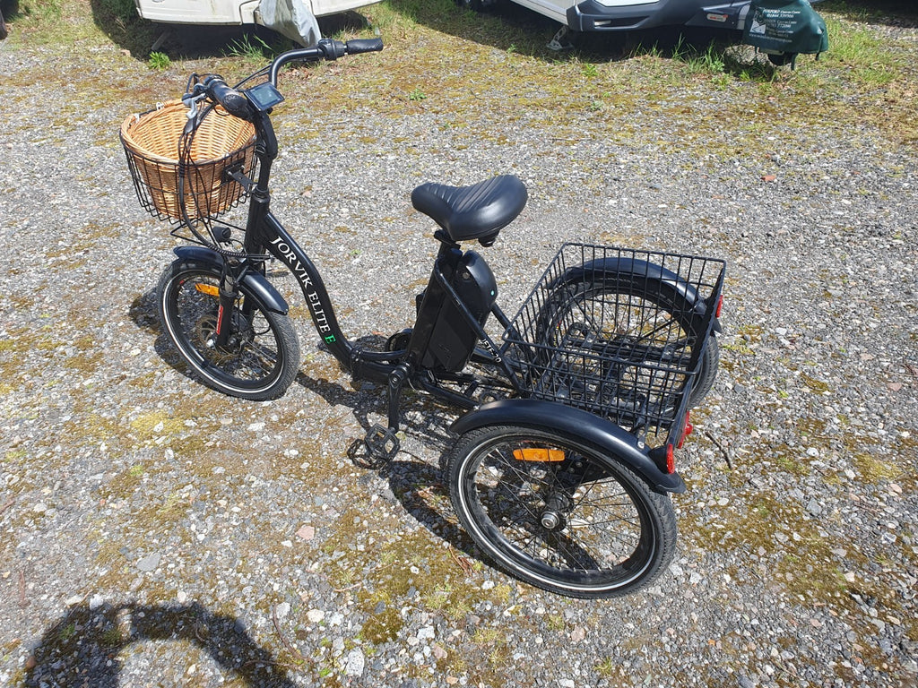 Jorvik Elite Jet E-20 Folding Trike with 20-inch Wheels
