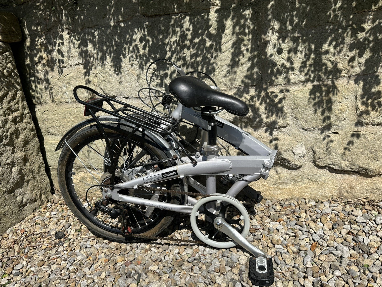 Claud Butler Nimbus Folding Bike - Lightweight Aluminium- Ready To Ride Bicycle