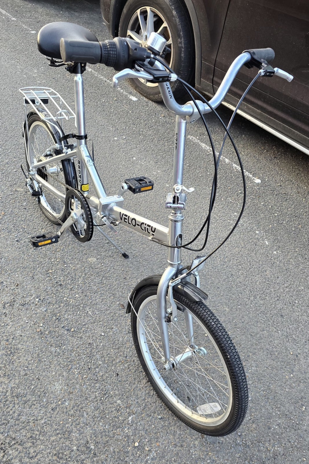 Bronx Velo -City Bike Folding 20 Wheels Aluminium Frame