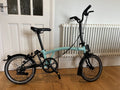Brompton M6L Black Edition Turkish Green 2020 Folding Bike - Barely Used