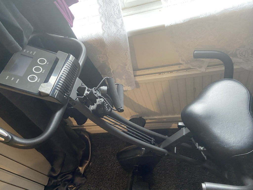 Slim Cycle foldable exercise bike worth over £200. Compact and sturdy