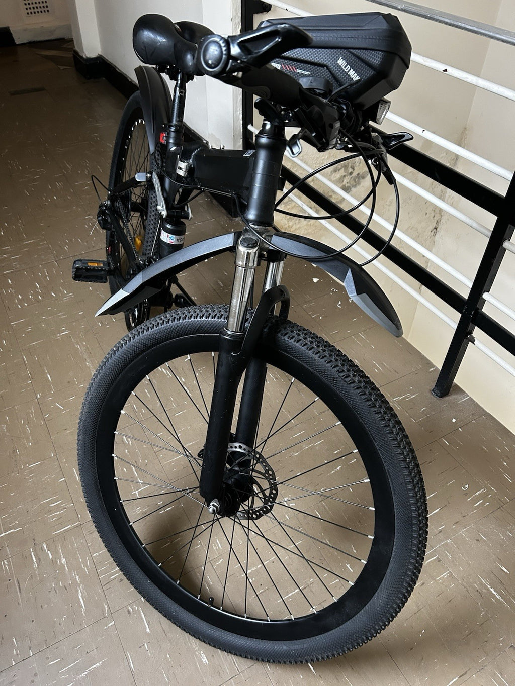 Hardly used full suspension 27-inch Folding Mountain bike