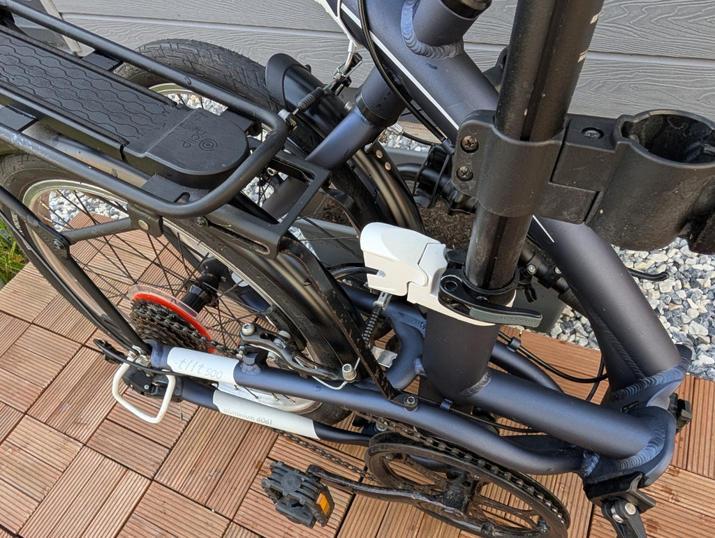 Decathlon B'TWIN Tilt 500 Folding Bike – Blue – Excellent Condition