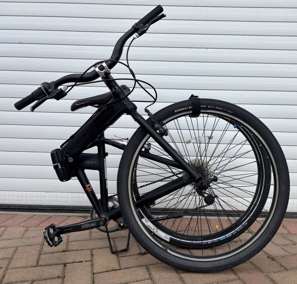 Dahon Jack 16” Small folding Aluminium mountain bike MTB black.
