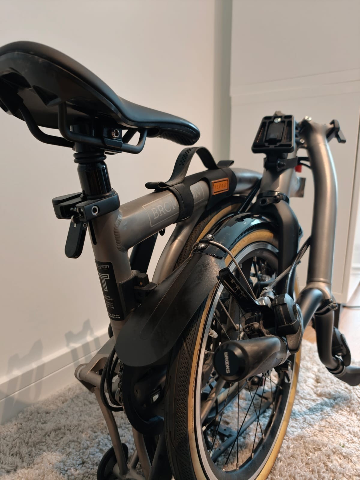 Brompton T Line 12 Speed Mid - MINT + upgrades & accessories