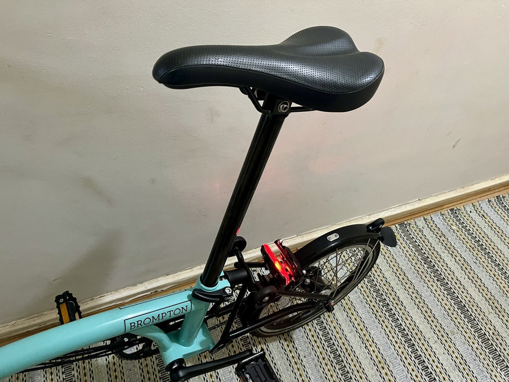 Brompton Bike 6 Speed elctr, Turkish Green, Hardly Used
