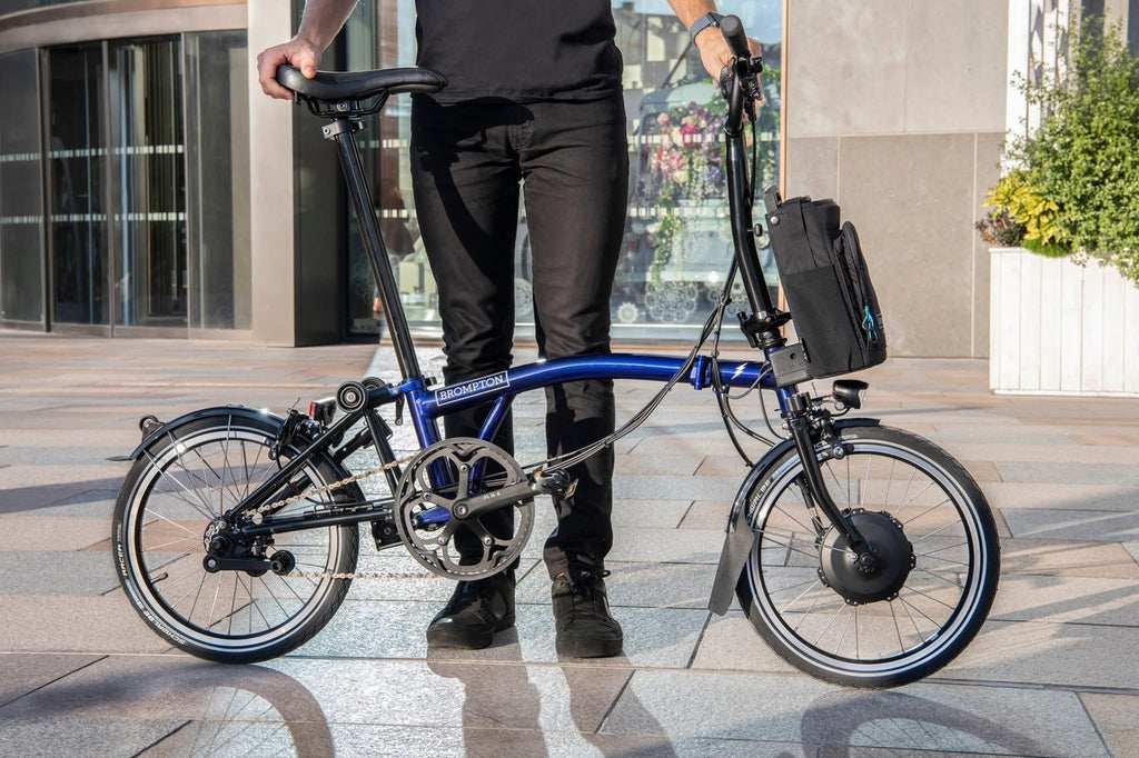 Brompton bike C Line Explore -e- 6-Speed,  Blue Lacquer, One Size