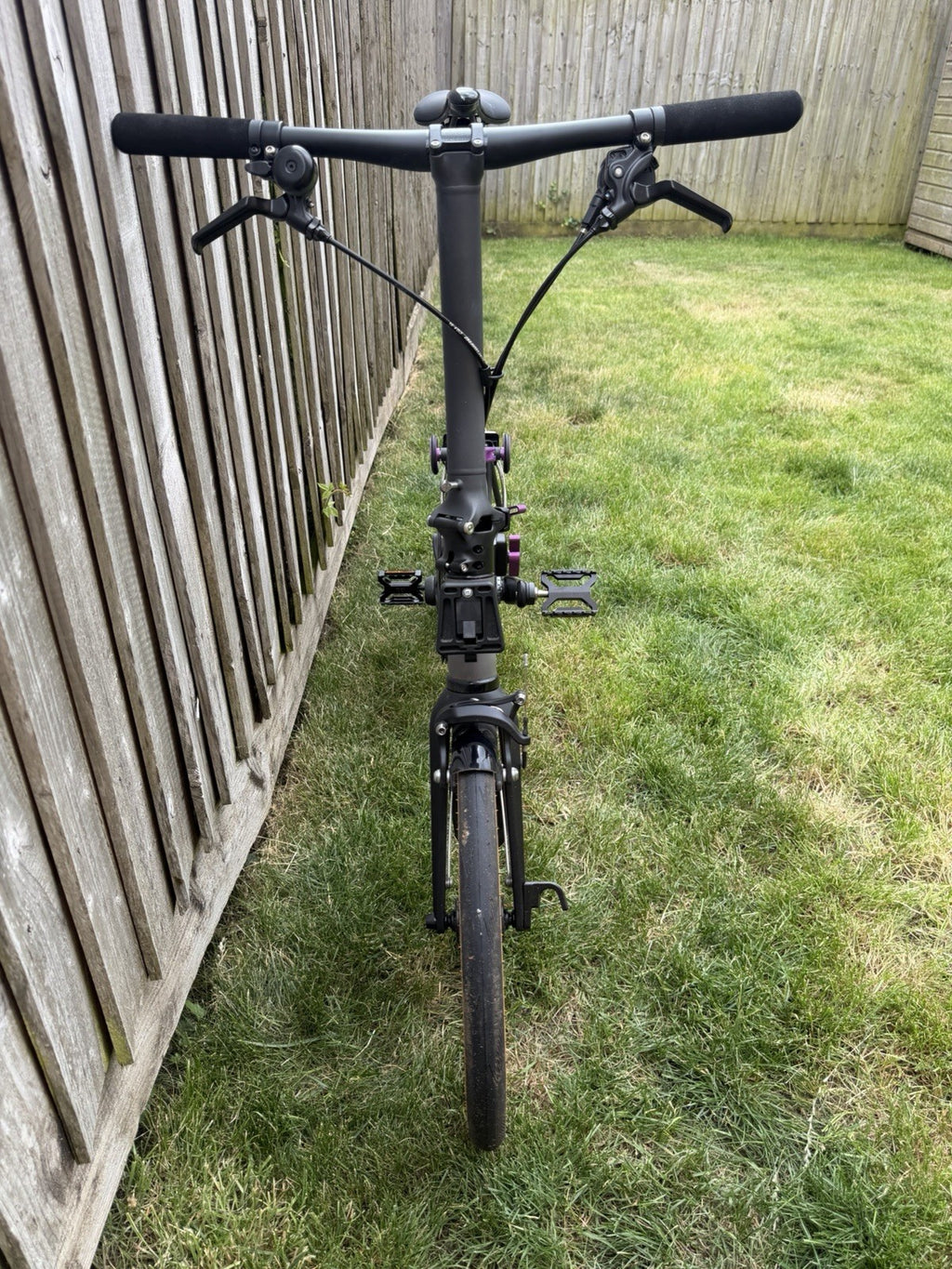 Brompton T Line - Ceratech (purple) Low bar 4 speed.