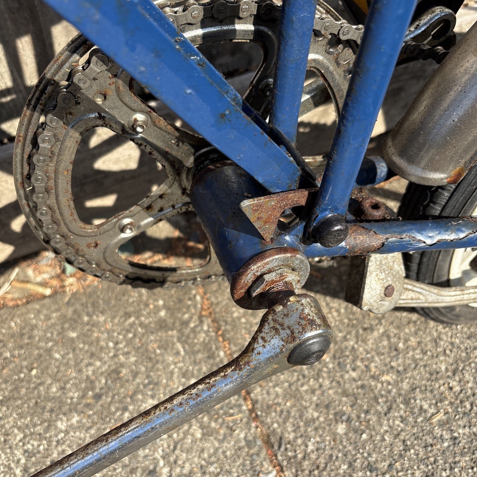 Vintage DI BLASI Folding Bike- Navy 4 Gears