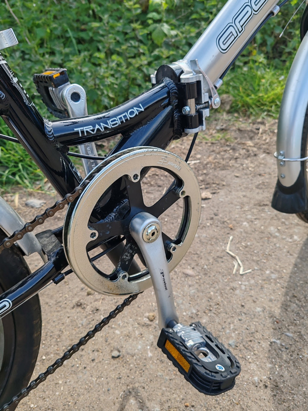 apollo transition folding bike 6 revoshift gears 20inch wheels adults unisex