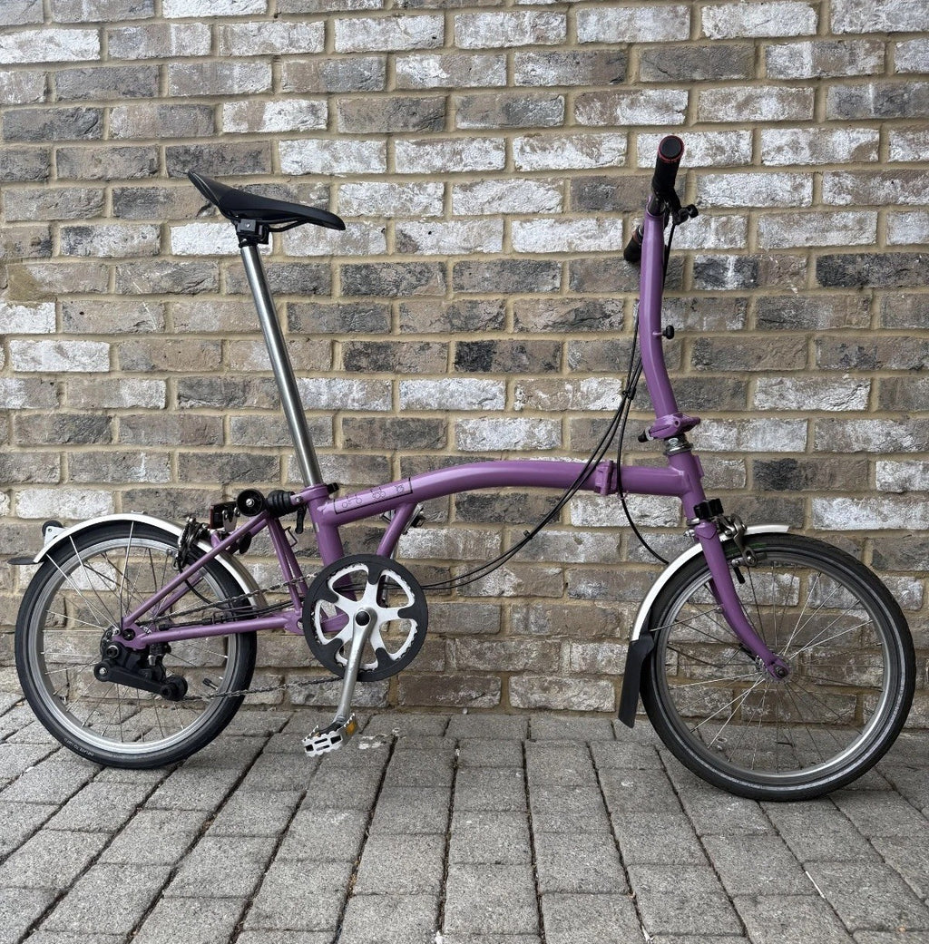 Brompton Purple Haze S2L - Rare Discontinued Colour - WORLDWIDE SHIPPING