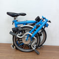 Brompton C Line M6L Folding Bike Arctic Blue 6 Speed Folding Bicycle