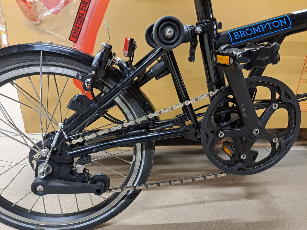 Brompton M6L Folding  Bike (Telescopic Seatpost) Gloss Black