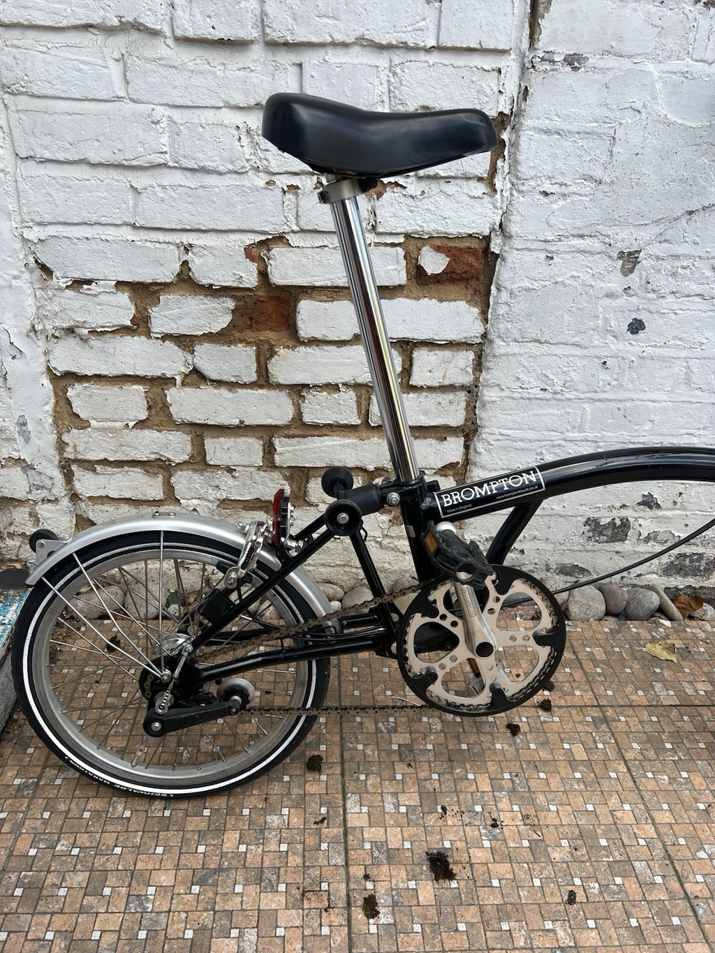 Brompton Folding Bike 3-Speed, Black