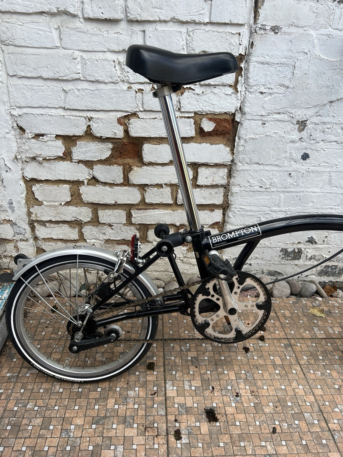 Brompton Folding Bike 3-Speed, Black