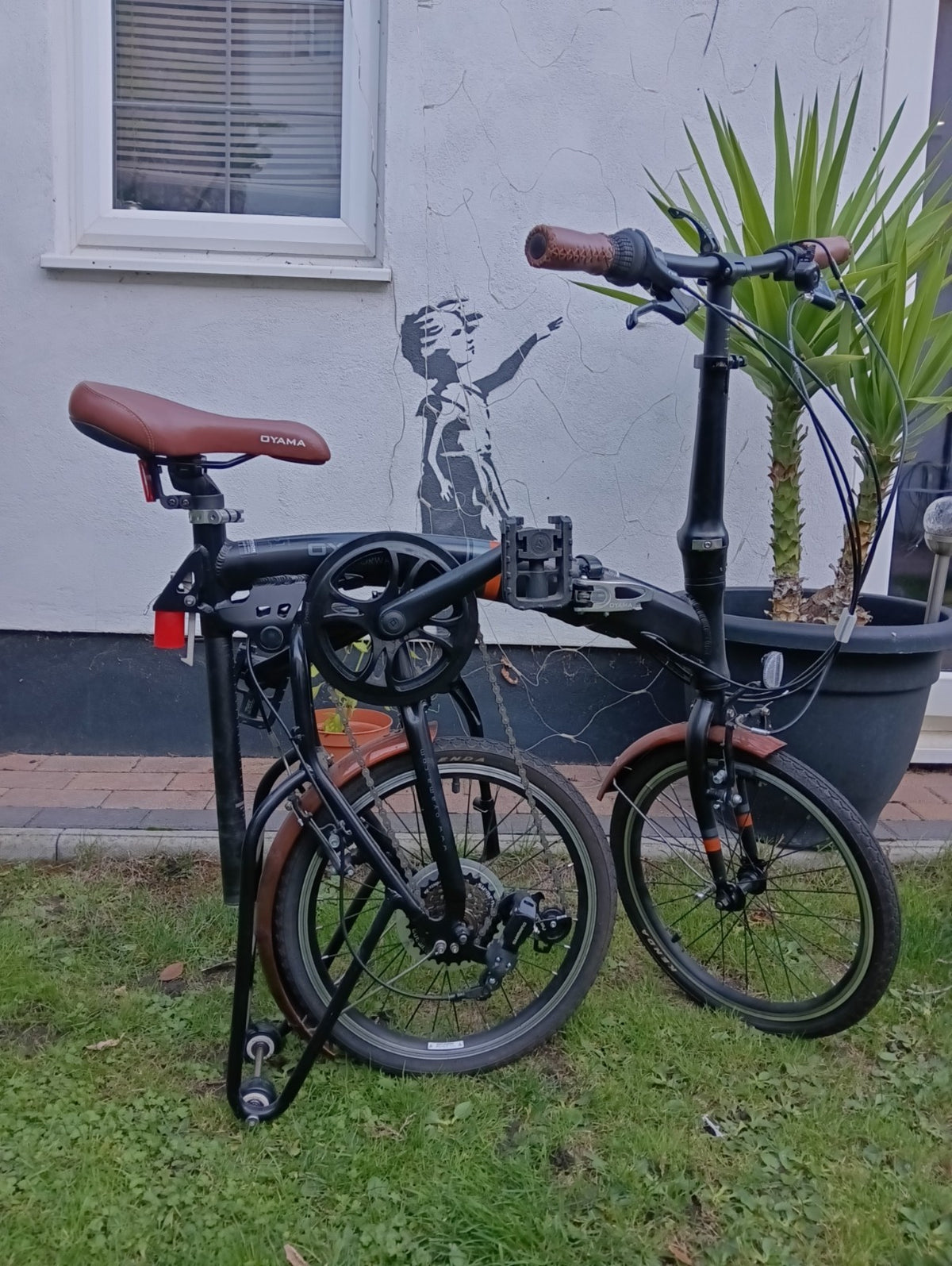 Oyama folding bike 6061 alu frame , Brompton folding system