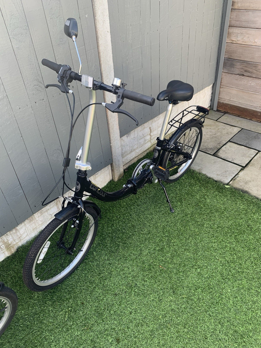 Apollo Contour Unisex Folding Bike 7 Speed, Black, 20" Wheels,