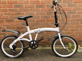 20inch Folding Bike Adjustable 6 Speed Adults Bicycle Alloy Foldable City Bike
