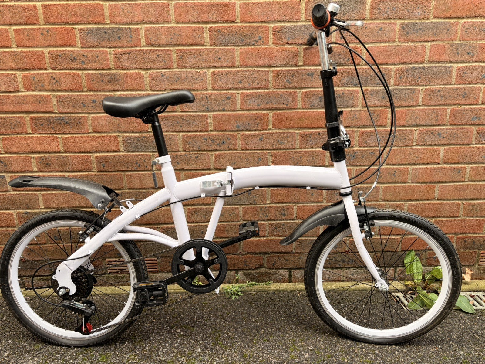 20inch Folding Bike Adjustable 6 Speed Adults Bicycle Alloy Foldable City Bike
