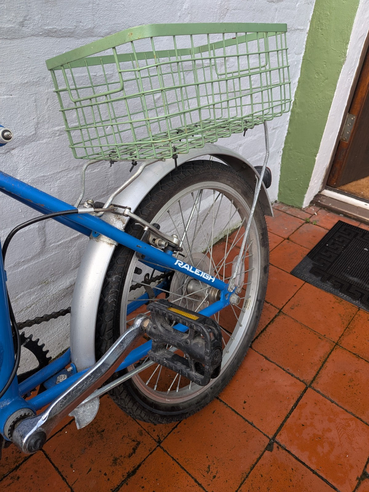 Folding IKEA Raleigh Adult Bike with Basket - Good Condition